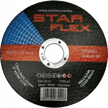 Řezný kotouč Řezný kotouč na kov Star Flex 115x22,2 mm