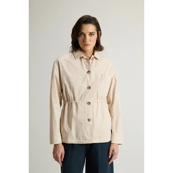 Dámská košile KOŠILE WOOLRICH GABARDINE OVERSHIRT LIGHT OAK