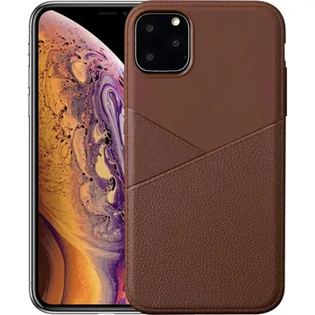 Tenký silikonový kryt Split na iPhone 11 Pro - Hnědá
