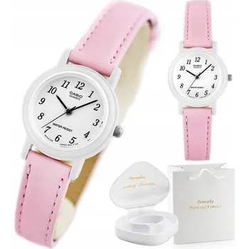 Hodinky HODINKY RŮŽOVÉ / BÍLÉ CASIO PRO DÍVKU KE SVATÉMU PŘIJÍMÁNÍ – PAMÁTKA +