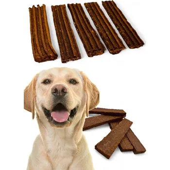 Pamlsek pro psa Psí pamlsek MONOPROTEINOVÉ MASOVÉ TYČINKY ZE ZVĚŘINY Přírodní pochoutka 200g