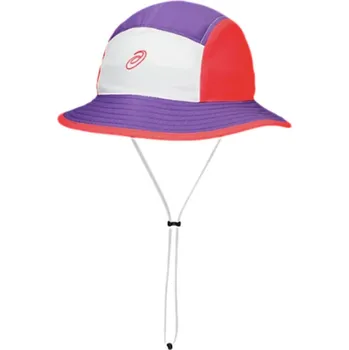 Klobouk Asics Bucket Hat 3013B097600 - flash red/edo purple/brilliant white S/M