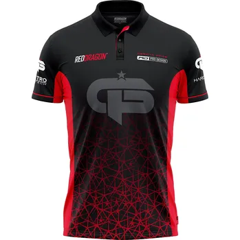 Pánské tričko Tričko Red Dragon Gerwyn Price Inferno Polo Velikost: L