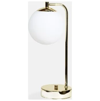 Lampička Stolní lampa se stínidlem zlatá koule RICO