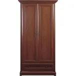 Black Red White KENT šatní skříň kaštan ESZF 2d1s