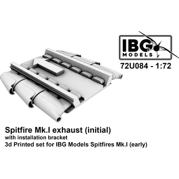 Plastikový model 1/72 Spitfire Mk.I exhaust (init.) w/ inst.bracket