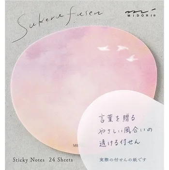 Blok Samolepící bloček průsvitný západ slunce