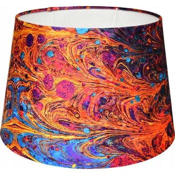 Stínidlo Stínidlo na lampu, kuželové, závit E27, LAWA, vícebarevné, 30x40, výška 28 cm, PANCA