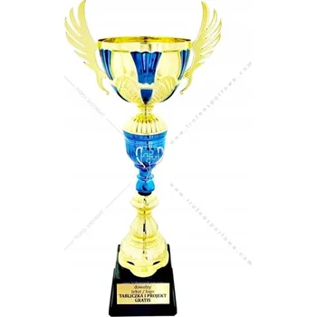 Zlato-modrý Pohár 56 cm + GRAVÍROVÁNÍ DÁREK