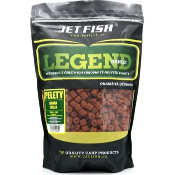 Jet Fish Pelety Legend Range Banán Chilli 1 kg Průměr: 12 mm
