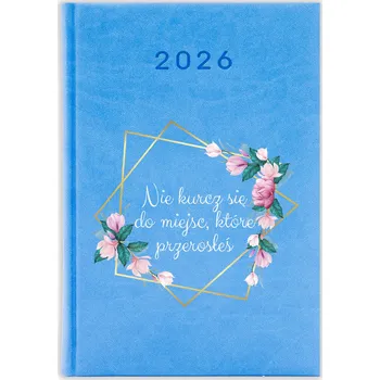 Kalendář Knižkový kalendář 2026 A5 FunnyCase modrý