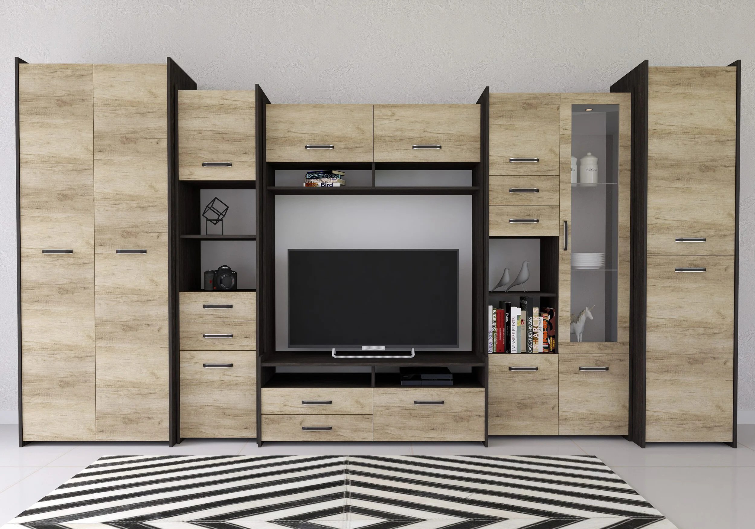 Idzczak Obývací stěna Mokka II