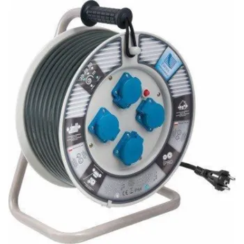 Prodlužovací kabel Prodlužovací kabel s cívkou PAWBOL, 4 místa, 50 m, IP44