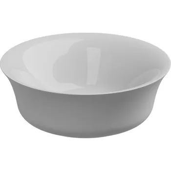 Umyvadlo Umyvadlo na desku Flut, keramické, dvoubarevné, 42x42 cm, FLLAVFSRO42BI000001