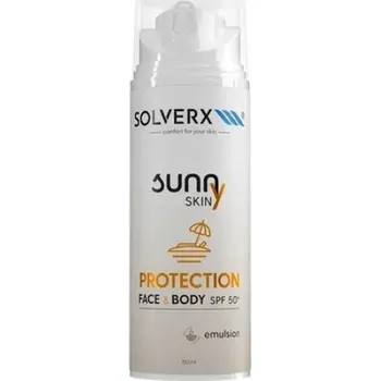 Přípravek na opalování Emulze na opalování SOLVERX SPF 50, 150 ml