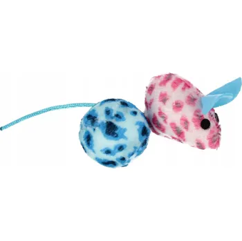 Hračka pro kočku Hračka pro kočky Plyšová myš a plyšový míček TRIK&ROLL 560728