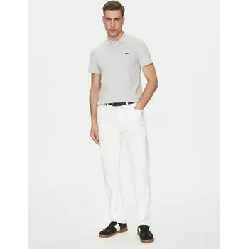 Pánská móda Lacoste Polokošile DH5522 Šedá Regular Fit 7