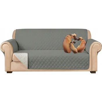 Přehoz na lůžko Přehoz na postel Bestcovers polyester 180 cm x 195 cm šedý