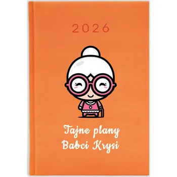 Kalendář Knižkový kalendář 2026 A5 FunnyCase modrý