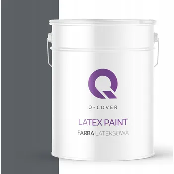 barva na zeď LATEXOVÁ BARVA NA VNITŘNÍ STĚNY A STROPY, BAREVNĚ ODOLNÁ, ANTRACIT H0912 10L