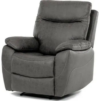 Křeslo TV a relaxační křeslo s manuálním ovládáním, potah šedá látka v dekoru vintage