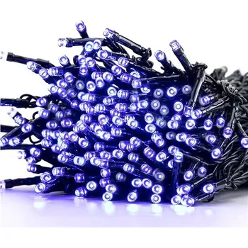 Vánoční světelný řetěz Venkovní řetěz 50 m 500 LED, modrý