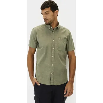 Pánská košile KOŠILE CAMEL ACTIVE SHORTSLEEVE SHIRT KHAKI