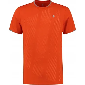 TRIČKO K-SWISS HYPERCOURT SHIELD CREW 2 PÁNSKÉ SPICY ORANGE XL