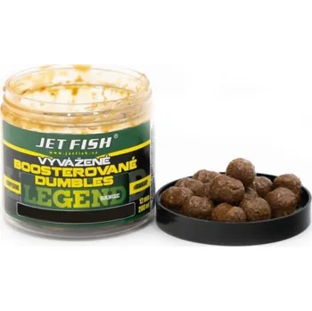 Boilies Jet Fish Boosterované Dumbles Legend Range Banán Chilli 12 mm 200 ml
