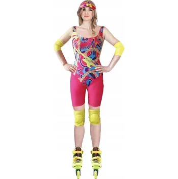 Karnevalový kostým Kostým pro dospělé - Rollerka 80. léta, Párty, Maškarní, Karneval, vel. S