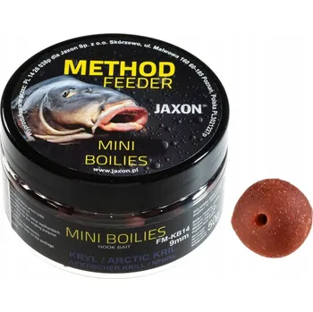 Boilies MINI BOILIES JAXON METHOD FEEDER KRILL 50g 9mm