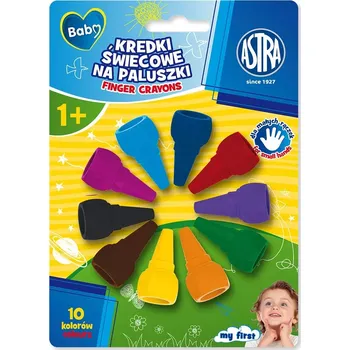 Prstové voskovky do koupele 10 ks ASTRA BABY