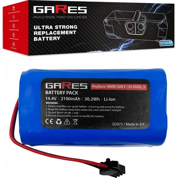 Akumulátor Gares pro Setti RV500 14,4V 2,1Ah