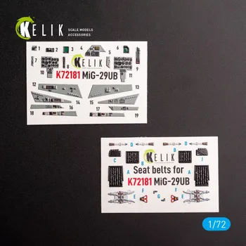 Plastikový model 1/72 MiG-29UB - interior 3D (IBG)