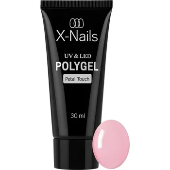 HEMA/DI-HEMA FREE UV/LED poly gel v tubě 30 ml - PETAL TOUCH (jemný růžově pastelový odstín) (Pastelově růžový polyakrylgel Petal Touch)