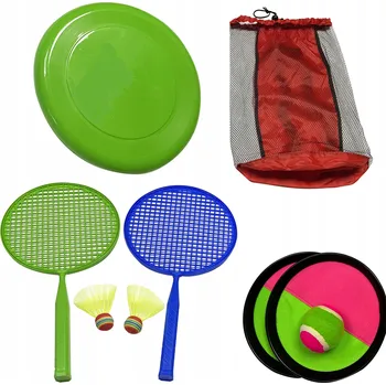 Bezpečnostní kamera Míč, obal, sada raket s košíkem Enero Toys 1061023