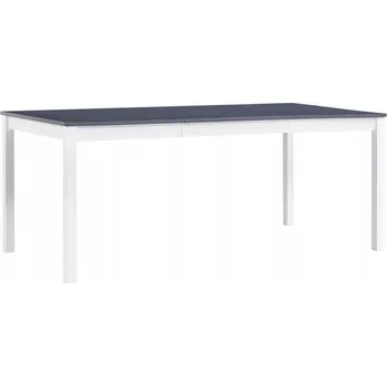 Jídelní stůl Kuchyňský stůl VidaXL obdélníkový bílý 90 x 180 x 73 cm