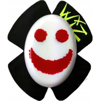 Motocyklový chránič kolene a holeně WIZ RACING - KOLENNÍ SLIDERY - JISKŘÍCÍ - ÚSMĚV