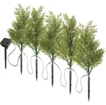LED větvičky se solárním panelem, vnější i vnitřní, teplá bílá, 20 × 45 cm