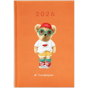 Kalendář Knižkový kalendář 2026 A5 FunnyCase modrý