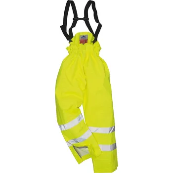 PORTWEST Zateplené kalhoty Bizflame Rain Hi-Vis Antistatic FR Velikost: XL, Barva: žlutá