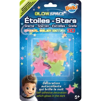 Prostěradlo GlowSpace Barevné Svítící hvězdy na strop