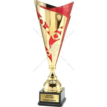 Zlato-červený kovový pohár OSP 51 cm + GRAVÍROVÁNÍ DÁREK