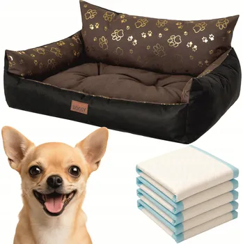 Pelíšek pro psa Doggy pelíšek pro psa hnědý 65 cm x 50 cm