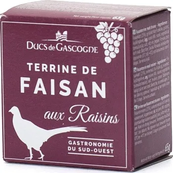 Potravina Ducs-de-Gascogne Bažantí terina s rozinkami