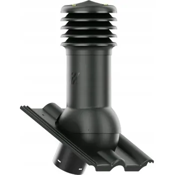 Vrták Větrací komín fi150 HiVent pro střešní tašky BRAAS ROMÁNSKÁ GRAFITOVÁ