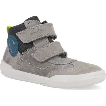 Dětská sportovní obuv Barefoot dětské kotníkové boty Superfit - Superfree GTX šedé Velikost: 28