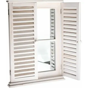 Casa de Engel Home Zrcadlo s okenicemi, 1/4 Fialová UNI (2882115)