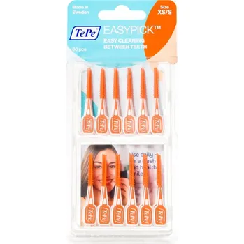 Zubní kartáček TePe EasyPick XS/S mezizubní párátka 60 ks