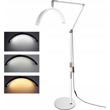 Stojací lampa Andoer HD-M2X 20W LED půlměsícová stojací lampa bílá